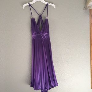 Purple formal dress
